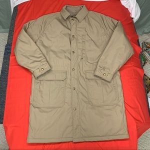 Woolrich Long Trench Coat - Men’s Large